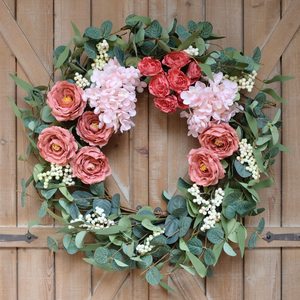 Artificial <strong>Spring</strong> Summer Green <strong>Wreath</strong> Decorate Flower Peony <strong>for</strong> <strong>Front</strong> <strong>Door</strong> Wedding Decoration Home <strong>Door</strong> Christmas Garlands - Product Image 5