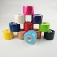 Cinta Adhesiva de Algodón LEAB de 5cm x 6.9m para Dedos, para Agarre en Calcetines de Fútbol, Levantamiento de Pesas, Escalada en Roca, Gimnasio, Crossfit, Judo
