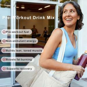 Sporcu Besin Takviyesi Organik Tam Gıda Doğal İçerikli Kolay Karıştırılan Toz Antrenman Öncesi ve Sonrası Toz - Product Image 5