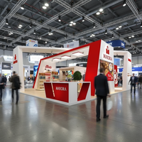 Personnalisation rapide, assemblage rapide, stand d'exposition 30x30 pieds, stand de salon professionnel pour les expositions