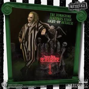 Figura de Acción Coleccionable Mezco Toys One:12 <span class=keywords><strong>Beetlejuice</strong></span> Edición Deluxe Escala 1/12 - Product Image 1