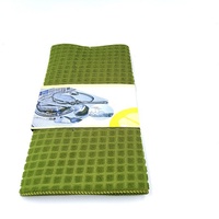 Meita Home – tapis de séchage de plats de cuisine en microfibre, tissage gaufré, doux, absorbant, séchage rapide, serviettes à vaisselle, 12x16 pouces, lot de 5, 100%