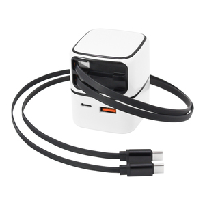 <span class=keywords><strong>Cargador</strong></span> de Pared GaN de 35W con 2 Cables Retráctiles para <span class=keywords><strong>iPhone</strong></span> 16/17, Velocidad de Carga Súper Rápida - Product Image 1
