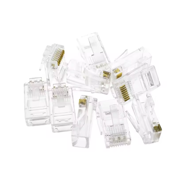 4Pin 6Pin 8Pin Cable End Connectors Plugs Telephone Connector Internet Connector RJ9 4P4C RJ11 6P4C 6P6C RJ45 8P8C Crystal