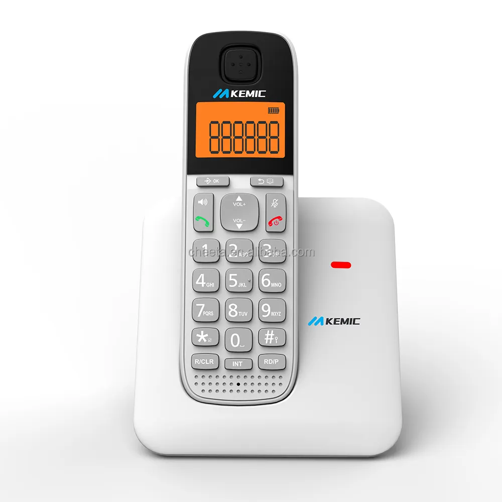 2023 modelo más nuevo sistema de teléfono inalámbrico Dect teléfono inalámbrico Digital para teléfono fijo de negocios en casa con función multifunción