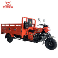 Triciclo motorizado de carga de gran tamaño refrigerado por agua de 200cc