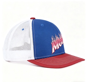 หมวกเบสบอลปักลายหกช่อง หมวกเบสบอลสำหรับผู้ชายและผู้หญิง ปรับขนาดได้ หมวกตาข่ายกันแดดสำหรับกิจกรรมกลางแจ้ง สไตล์ฮิปฮอปแนวสตรีท - Product Image 3