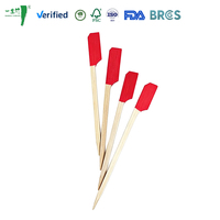 Brochettes en bambou 100% compostables, bâtonnets de barbecue jetables, brochettes en bambou à taille personnalisée