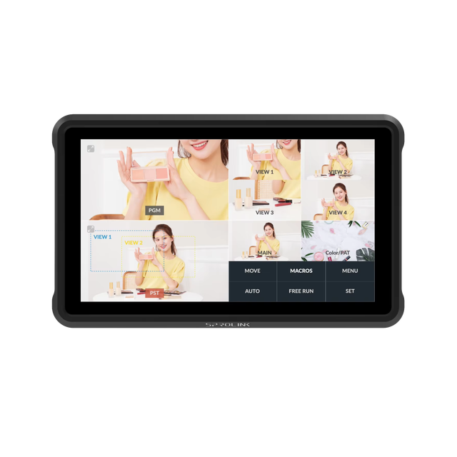 SPROLINK MC-4K Pro 4K HD Virtual Multi-Camera Switcher 5.5 Inch 1080P Touch Screen Support Multi Virtual Cameras Movement