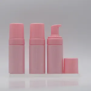 Oferta, 100ml, 120ml, 150ml, 200ml, cosmético, limpiador facial, mousse para el cuidado de la piel, rosa, botella espumosa