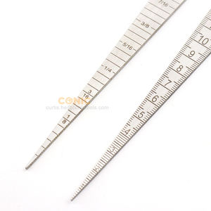 Règle conique supérieure en acier inoxydable 1-15mm Vérifications d'inspection Jauge de soudage de soudure Jauge conique - Product Image 3