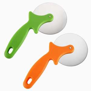 Bandeja <span class=keywords><strong>De</strong></span> Corte <span class=keywords><strong>Pizza</strong></span> Cortadora Corcho Hecho En Usa Cutter Cortador Lujo Rockera Italiana Forjado Tela Grabado Cuchillo Curvado - Product Image 2