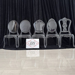 Großhandel Verkauf Outdoor Modern Event Hochzeit Polycarbonat Harz <span class=keywords><strong>Ghost</strong></span> <span class=keywords><strong>Chair</strong></span> Klar Napoleon Bankett Stuhl - Product Image 1