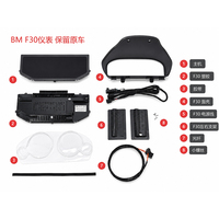 Kit de Estilización de Panel de Instrumentos Digital de 12.3 Pulgadas para BMW Serie 3 y 4 F30 F32, con Amplio Rango de Temperatura