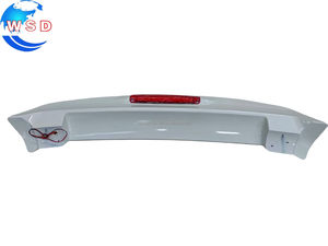 Aileron arrière LED ABS pour <span class=keywords><strong>Toyota</strong></span> PRADO FJ120 <span class=keywords><strong>FJ</strong></span> <span class=keywords><strong>120</strong></span> 2003-2009 Aileron de coffre arrière blanc Accessoires de décoration de voiture - Product Image 3
