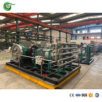 Compresor de Diafragma de Helio (He) de Alta Pureza y Buena Calidad, Entrada 15 Bar, Salida 350 Bar, Flujo 600 Nm³/h, para Uso Industrial
