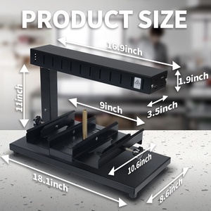 Nouvelle <span class=keywords><strong>Raclette</strong></span> Électrique Commerciale Automatique 750D pour <span class=keywords><strong>Demi</strong></span>-Rondelles de Fromage - Multifonctionnelle à Angle Réglable 750W - Product Image 2