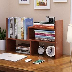 Étagère de rangement en bois réglable et pratique, faite à la main, pour salon, organisateur de bureau, support pour livres et articles ménagers - Product Image 5