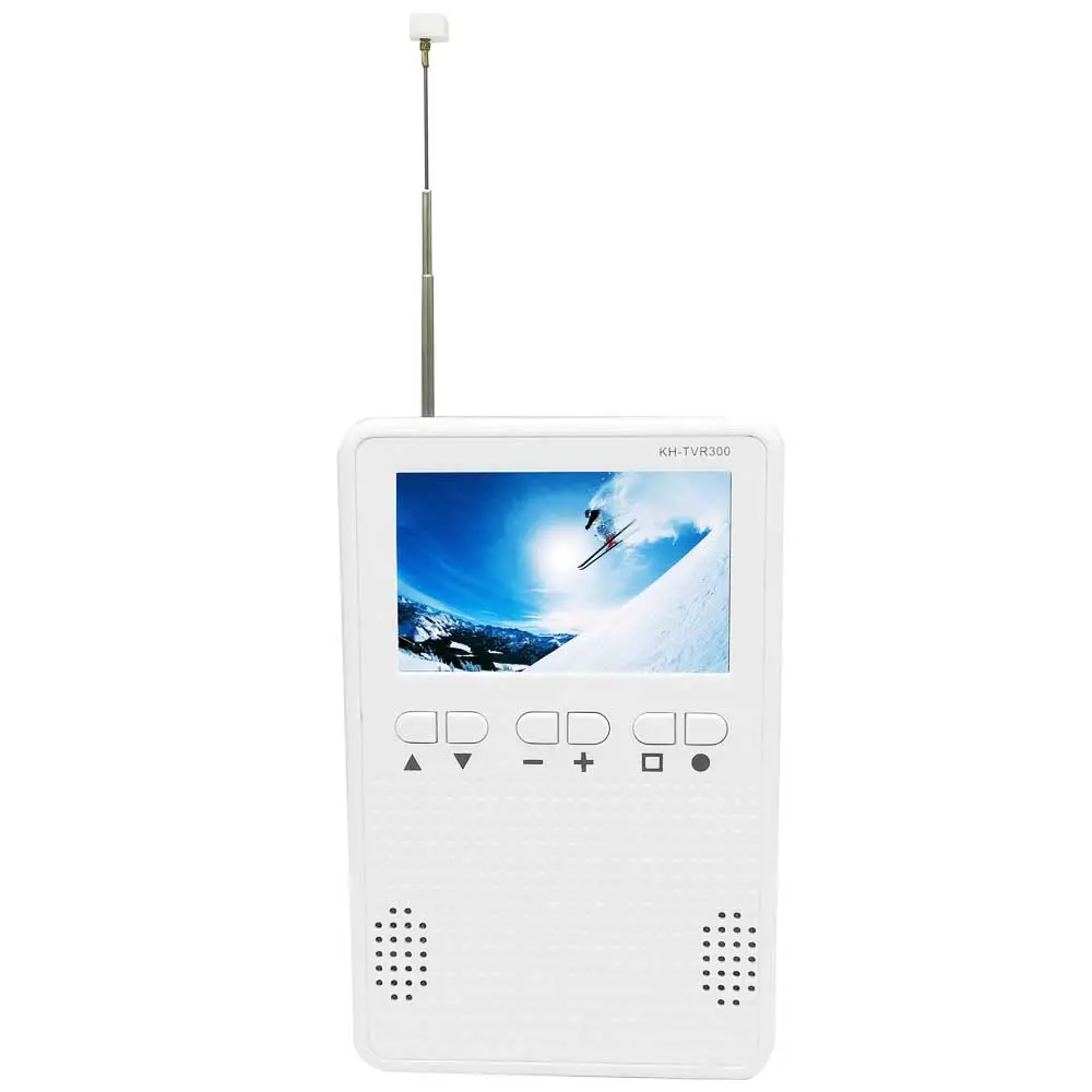 Téléviseur lcd isdb portable de 3 pouces avec radio AM/FM, télévision numérique portable, un seul mini téléviseur de poche