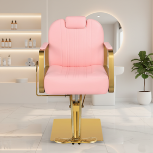 Sıcak satış pembe berber koltuğu <span class=keywords><strong>Salon</strong></span> kuaför için mobilya berber güzellik Spa oturma odası okul otel - Product Image 1