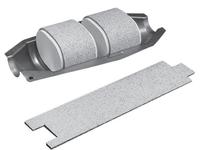 Convertisseur catalytique universel à trois voies avec catalyseur en céramique en nid d'abeille de diamètre 101,6*127,400 cpsi