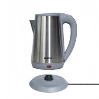 Hervidor Eléctrico de Acero Inoxidable para Comercio Electrónico Transfronterizo 2025, Capacidad de 2.3L, 1500W-2000W, Apagado Automático, Base Giratoria de 360 Grados