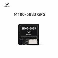 Module GPS HGLRC M100-5883 M10 avec boussole, antenne en céramique, indicateurs LED intégrés, 21x21mm