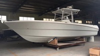 Yacht de Pêche Sportif à Console Centrale en Fibre de Verre 8,5M 28ft, Bateau Thonier Rapide à Vendre
