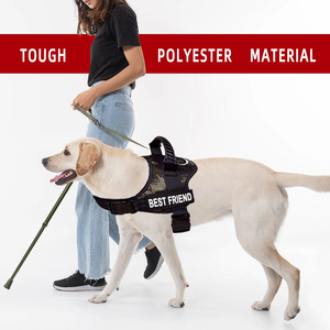 Patch anjing kustom Label kosong reflektif tambalan dengan kait dukungan nama anjing Tag teks dipersonalisasi untuk rompi Harness anjing - Product Image 6