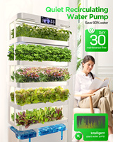 Système de culture hydroponique vertical pour légumes avec pompe, facile à utiliser, garantie 1 an