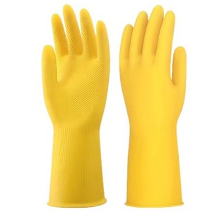 Nanyang <b>Gloves</b> Thickened Waterproof 52Cm Long <b>Latex</b> Rubber For Household Kitchen Cleaning Dishwashing Wear Resistant Durable - Product Image 4