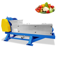 Presse-agrumes automatique à double vis avec moteur, machine de déshydratation des déchets, haute efficacité, haute productivité pour fruits et légumes