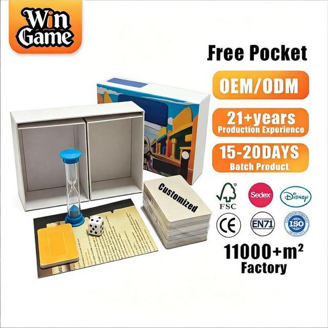 Custom Board Game Manufacturer High Quality Printing Board Game for Kids Adults Free Sample Board Games