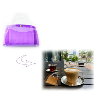 มีสินค้าในสต็อก ถุงเก็บหน้ากากกันฝุ่นแบบใส PVC/ฝาครอบป้องกันสำหรับนักเรียน - Product Image 2