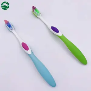 Yangzhou spazzolino di plastica logo personalizzato adulto spazzolino da denti