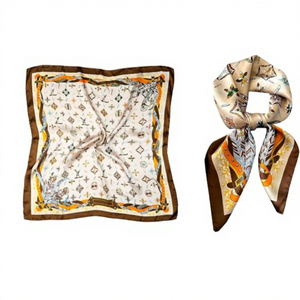 Pañuelo de Satén de Poliéster de Alta Calidad para Mujer, Sólido, Resistente al Viento y Transpirable, Accesorio de Moda Premium para Uso Diario - Product Image 3