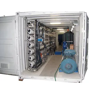 Sistema de tratamiento de agua en contenedor, máquina para plantas en contenedor ro, agua de mar, plantas de desalinización