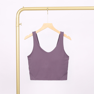 Women's Breathable Casual Sports Bra for Gym Workout Eco-Friendly Fitness <b>Apparel</b> with Front Logo Online Sale - Product Image 4