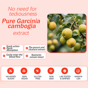 Bandes de soutien à l'appétit à l'énergie propre, formule Garcinia HCA, stimule naturellement le métabolisme, dissolution rapide, bandes de perte de poids - Product Image 5