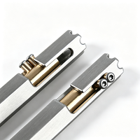 Stylo à bille tactique EDC en acier inoxydable avec mécanisme coulissant en laiton, stylo de poche hexagonal en métal pour signature, idéal comme cadeau