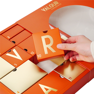 Caja de Calendario de Adviento Personalizada, Caja de Regalo con Cajones Extraíbles para Regalos de Navidad, Cosméticos y Joyería, Cuenta Regresiva de 12/24 Días - Product Image 4