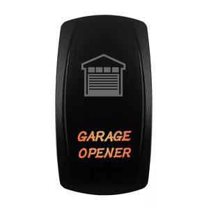 Interrupteur à bascule pour <span class=keywords><strong>ouvre</strong></span>-porte de garage 12V-24V DPDT 3 positions ON OFF ON Bouton de verrouillage et momentané Étanche pour voiture bateau camping-car caravane porte - Product Image 1
