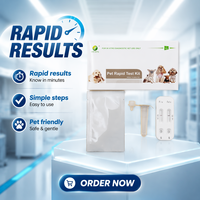Kit de test rapide d'anticorps et d'antigènes FIV/FELV pour chats Green Spring - Utilisation facile, diagnostic vétérinaire pour chats