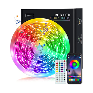 SMD3535 24V Remote Controlled RGB COB Smart LED Strip <b>Light</b> with CRI80 CE Certified - Product Image 1