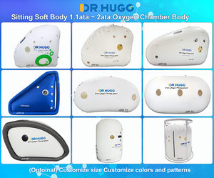 DR.HUGO L0 Chambre hyperbare à oxygène électrique à coque souple 1.5 ATA HBOT portable pour le corps - Product Image 6