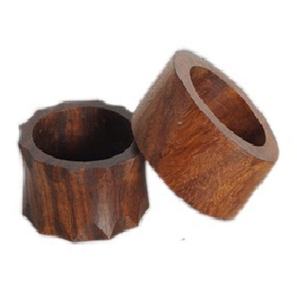 Anneau de SERVIETTE en bois naturel fait à la main, vente en gros - Product Image 1