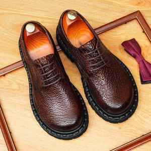 Zapatos Slip-on de Cuero Personalizados de Alta Calidad, Elegantes, Transpirables, Antideslizantes, Ligeros, Ideales para Bodas, Fiestas y Uso Casual - Product Image 1