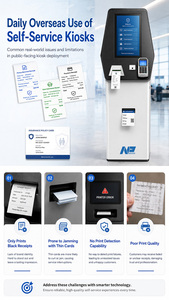 Kiosco Autoservicio <span class=keywords><strong>de</strong></span> Pie MASUNG VS215-06 para Pólices <span class=keywords><strong>de</strong></span> <span class=keywords><strong>Seguro</strong></span>, Impresora Térmica Integrada, Codificación RFID, Preparado para Pagos por QR - Product Image 2
