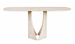 Prix usine chinoise conception personnalisée <span class=keywords><strong>Table</strong></span> <span class=keywords><strong>Console</strong></span> en travertin en forme d'arc pour la décoration de la maison <span class=keywords><strong>Table</strong></span> <span class=keywords><strong>Console</strong></span> en marbre - Product Image 5