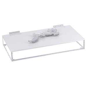Judaica lớn <span class=keywords><strong>lucite</strong></span> đa mục đích shabbos hộp jewish Acrylic Khăn giấy hộp với màu trắng có bản lề Nắp - Product Image 3